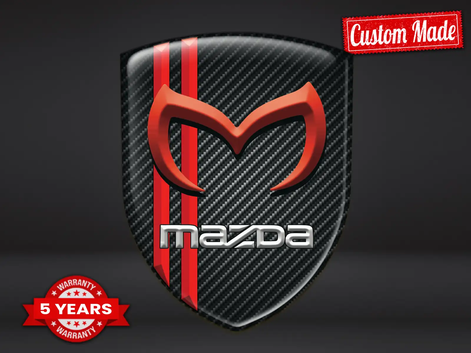 Mazda Decalcomanie Auto Resistenti Max Sport Pro Eleganti